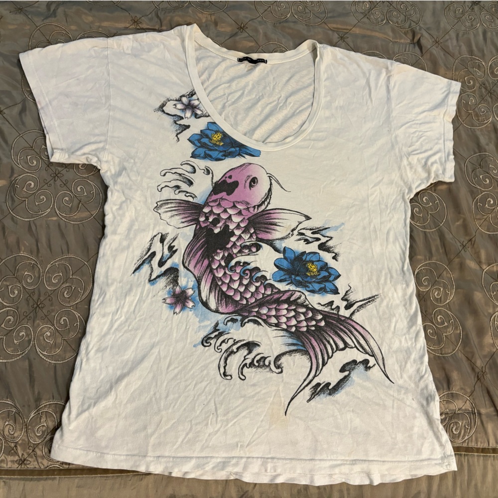 Truly Madly Deeply Koi fish T shirt